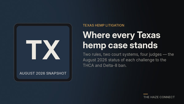 Texas Hemp Lawsuits: Where Every Case Stands (August 2026)