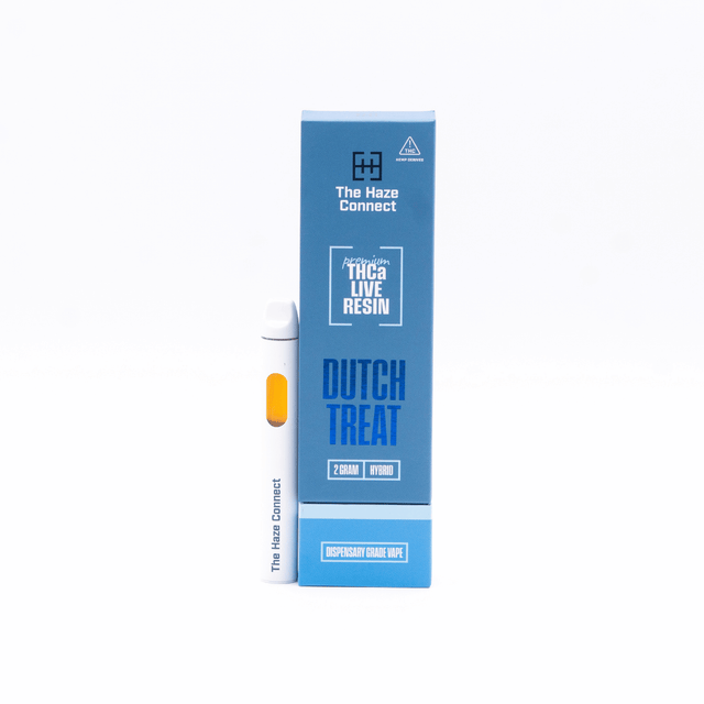 Dutch Treat Live Resin THCA Disposable Vape, The Haze Connect